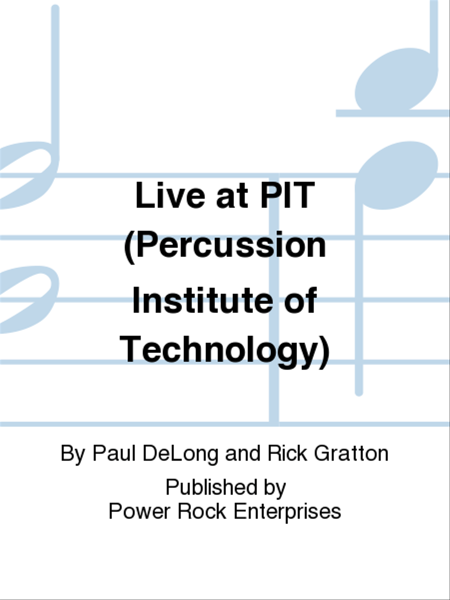 Live at PIT (Percussion Institute of Technology) Percussion scores gallery preview page 1