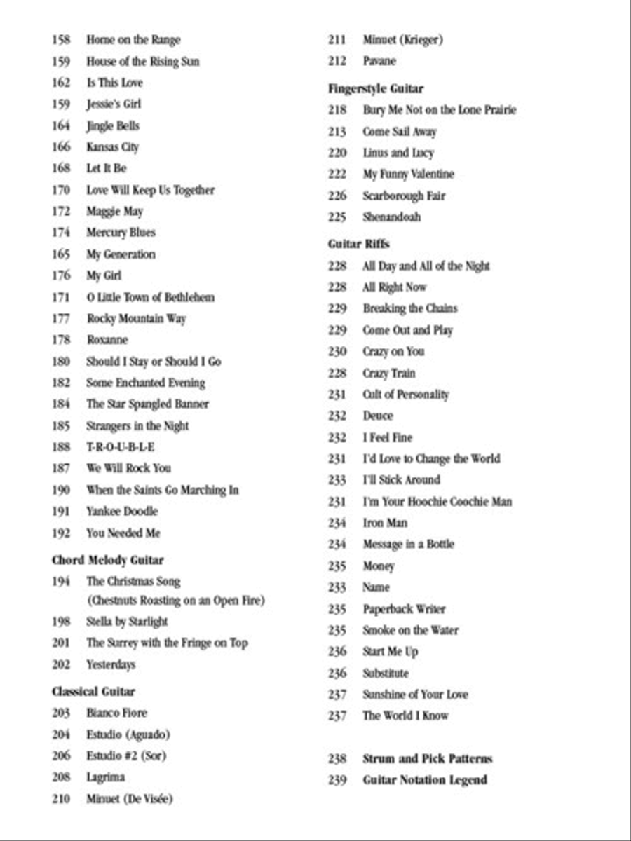 The Ultimate Guitar Songbook – Second Edition Acoustic Guitar scores gallery preview page 3
