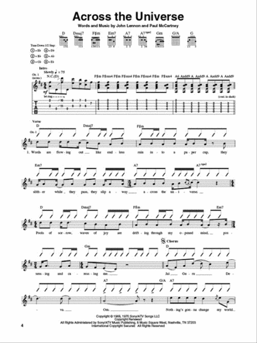 The Ultimate Guitar Songbook – Second Edition Acoustic Guitar scores gallery preview page 4