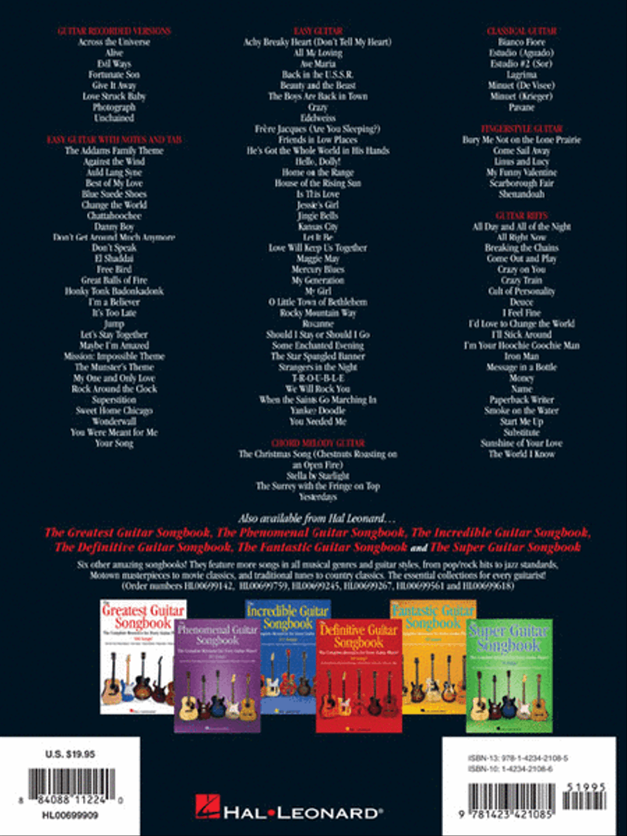 The Ultimate Guitar Songbook – Second Edition Acoustic Guitar scores gallery preview page 6