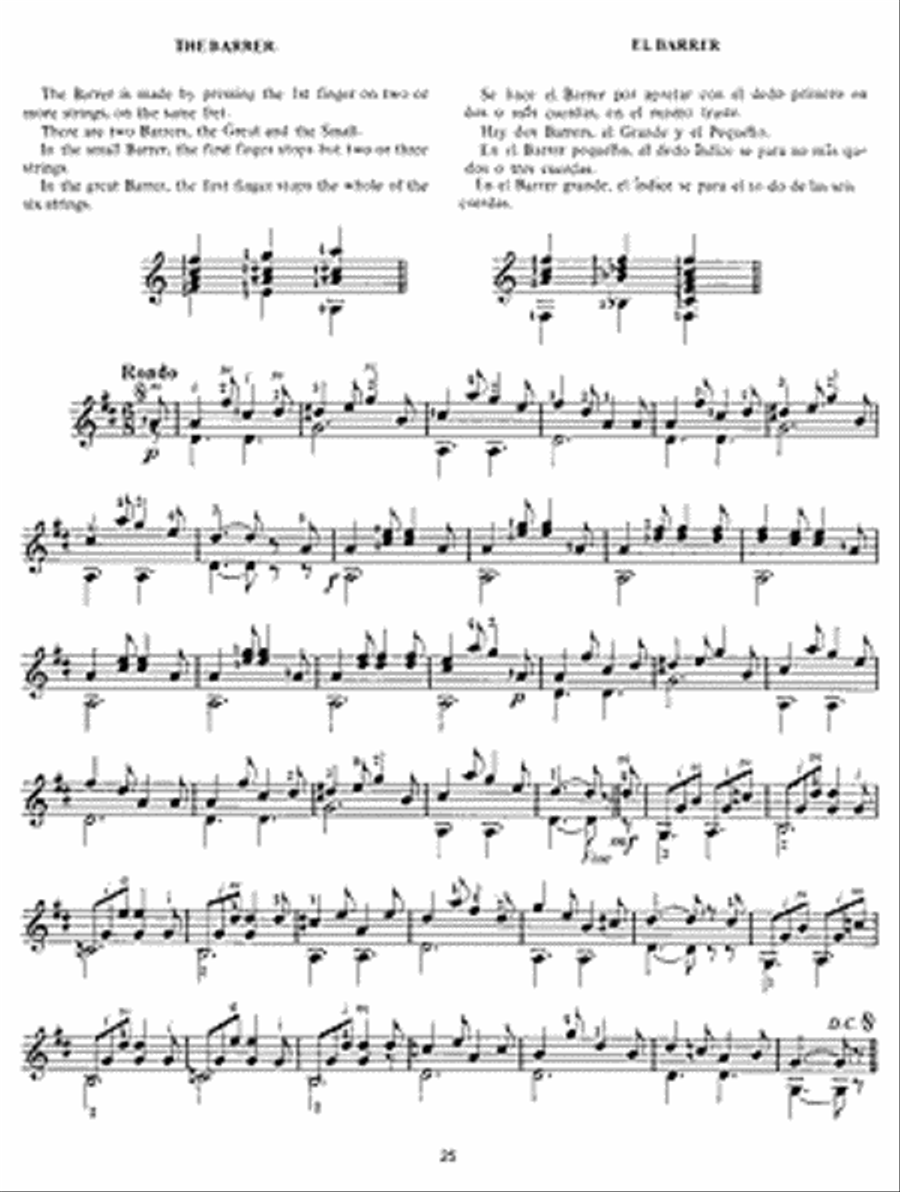 El metodo completo de la guitarra Carcassi Lute scores gallery preview page 3