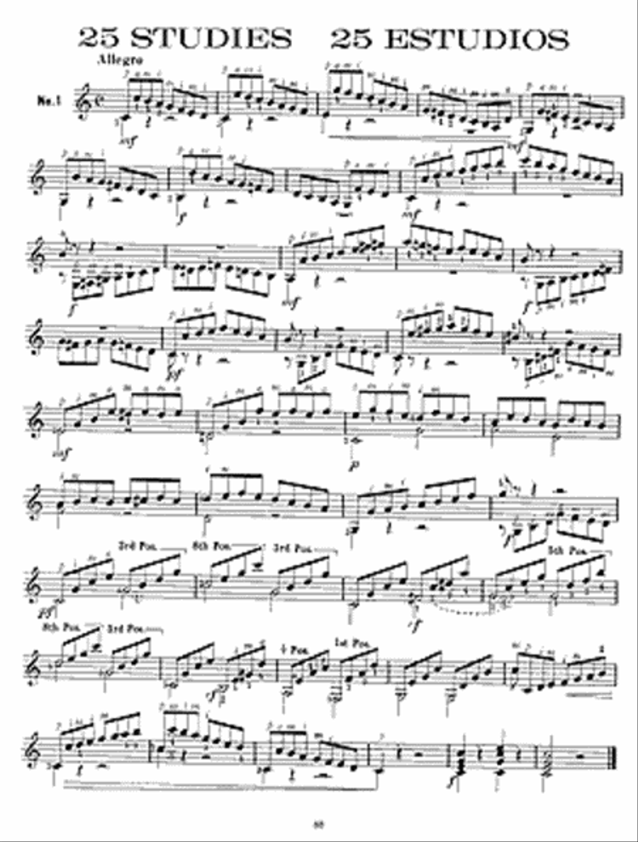El metodo completo de la guitarra Carcassi Lute scores gallery preview page 5