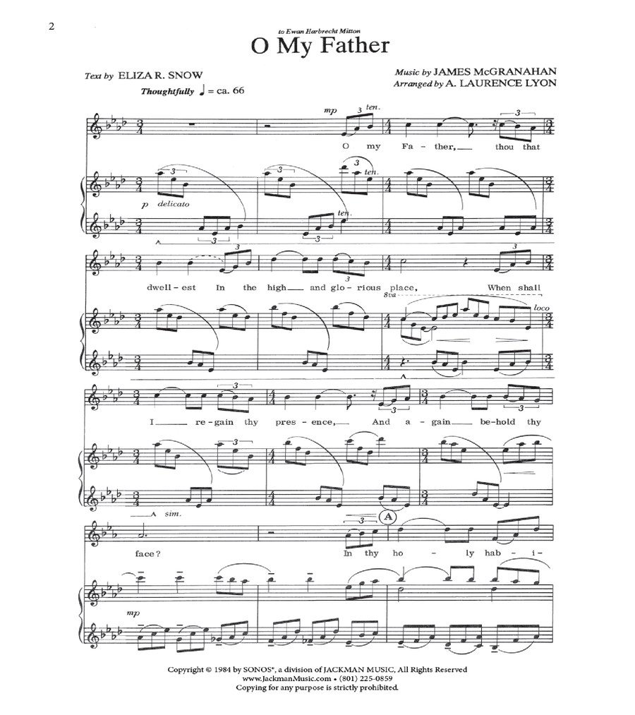 Sacred Songs of Laurence Lyon - Vocal Solos Sacred Songs of Laurence Lyon - Vocal Solos Voice Solo scores gallery preview page 2
