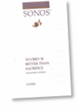 To Obey is Better Than Sacrifice - SATB