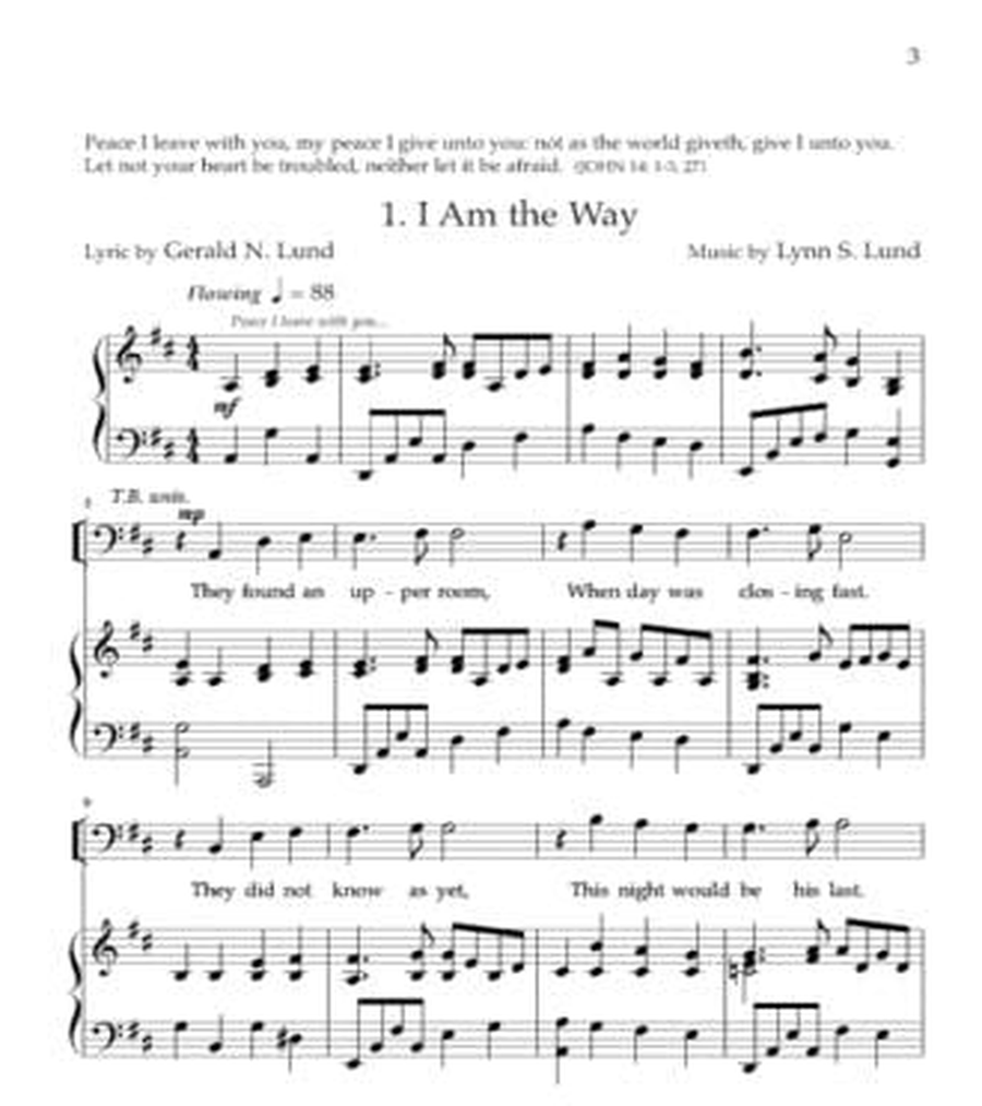The Lamb of God - Cantata Choir scores gallery preview page 2