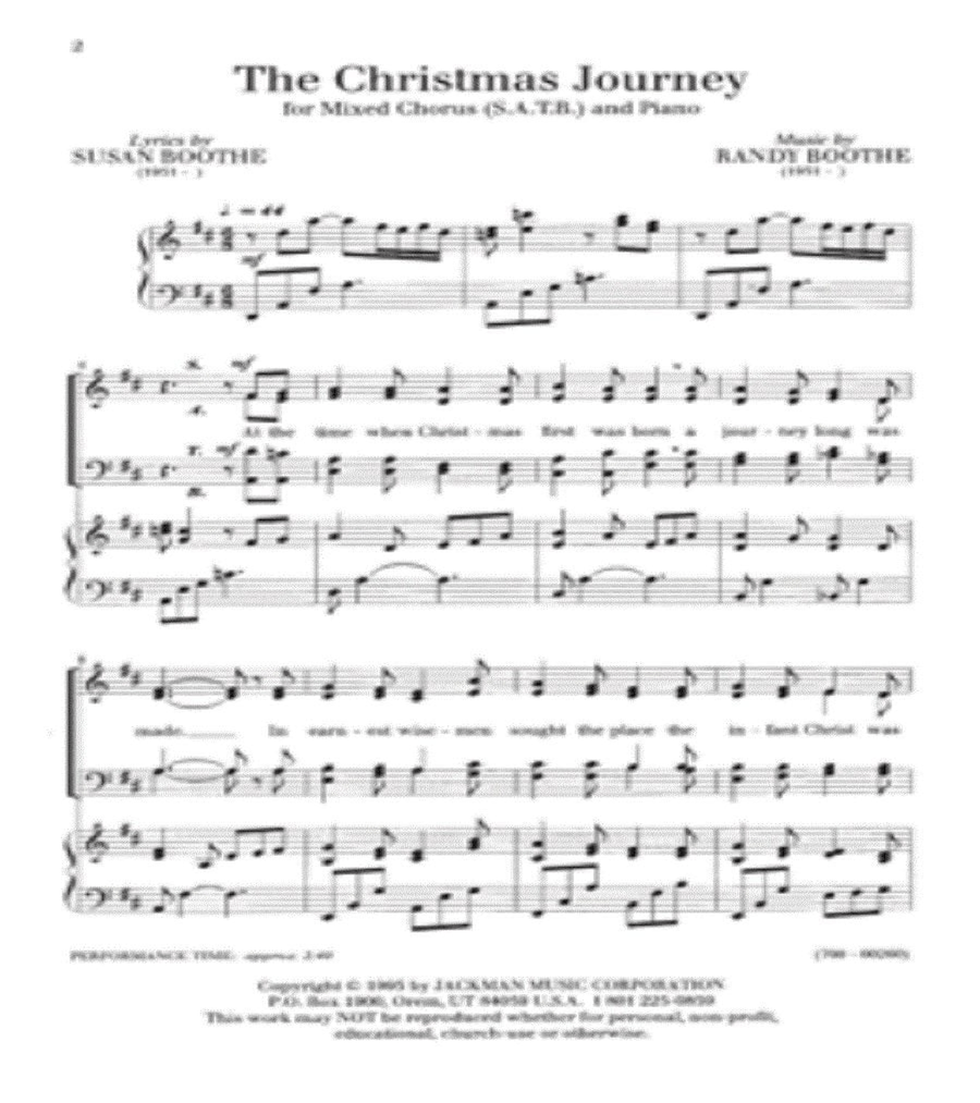Christmas Journey - SSATB SSATB scores gallery preview page 2