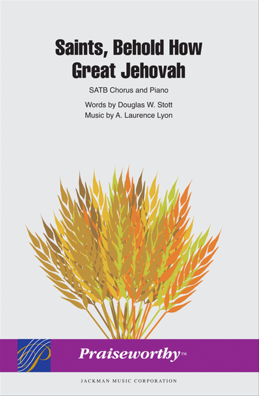 Saints Behold How Great Jehovah - SATB 4-Part scores gallery preview page 1