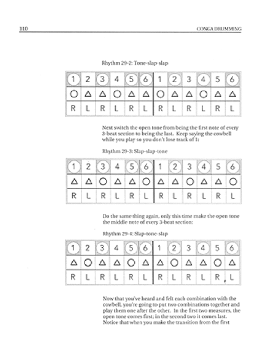 Conga Drumming: A Beginner's Guide to Playing With Time Drums scores gallery preview page 2