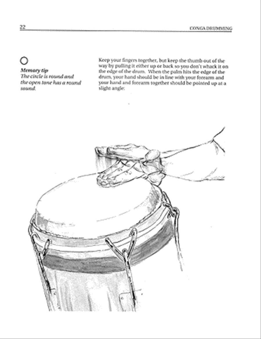 Conga Drumming: A Beginner's Guide to Playing With Time Drums scores gallery preview page 5