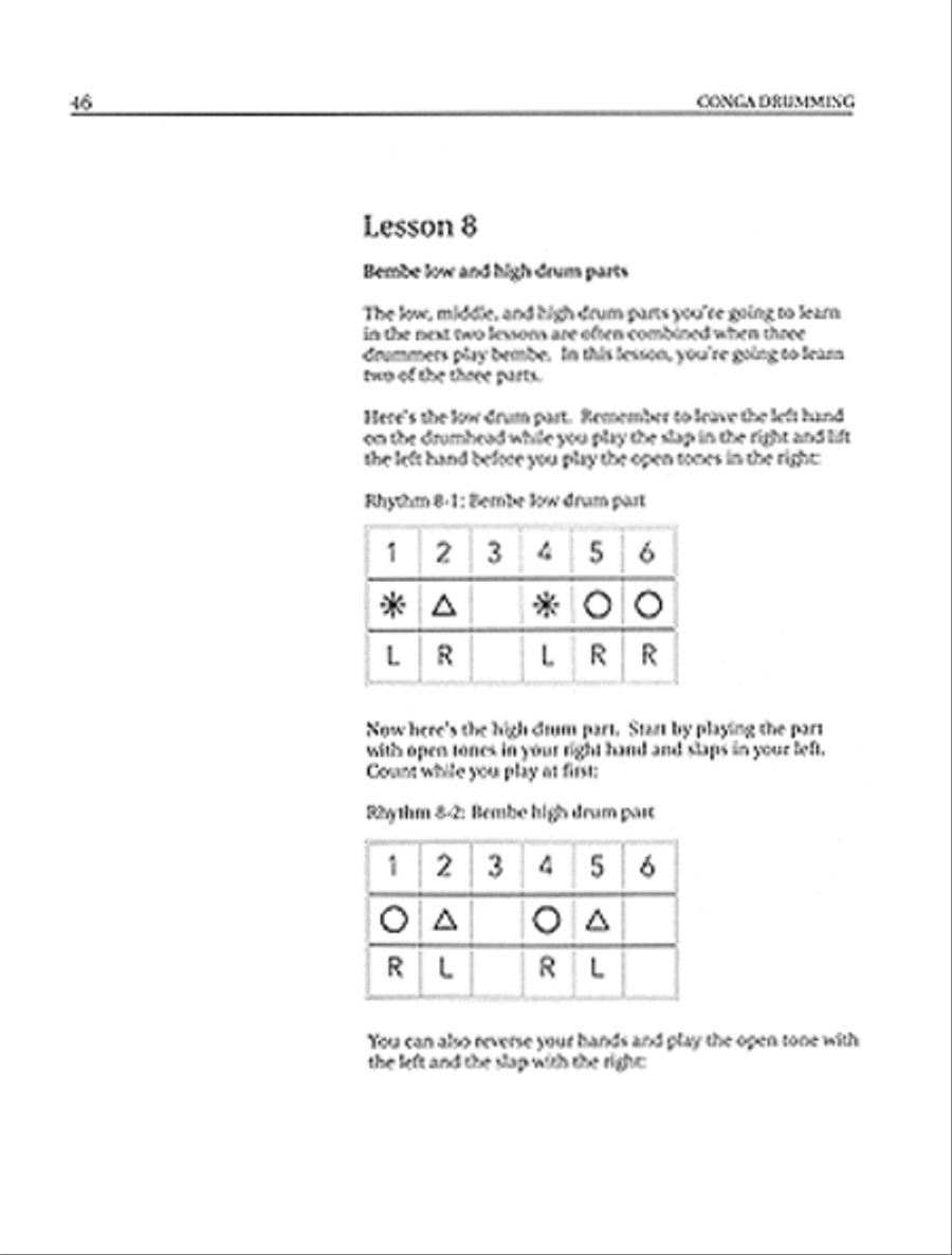Conga Drumming: A Beginner's Guide to Playing With Time Drums scores gallery preview page 7