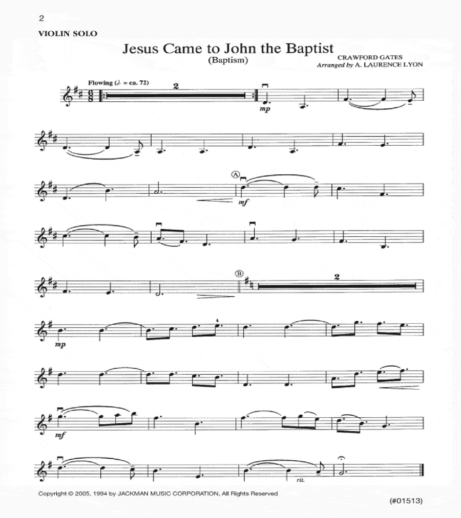 Celebration of Children's Hymns - Violin Violin scores gallery preview page 2