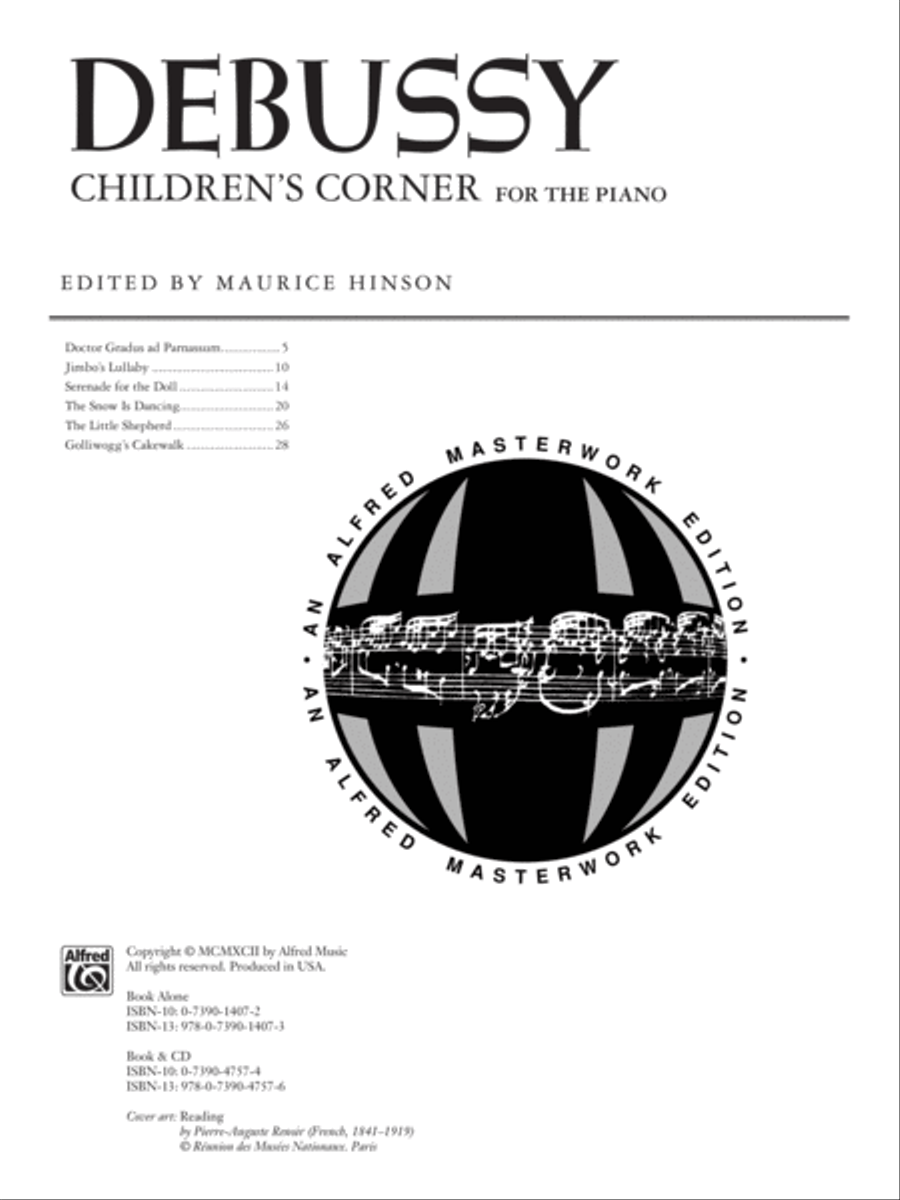 Children's Corner Children's Corner Piano Solo scores gallery preview page 2