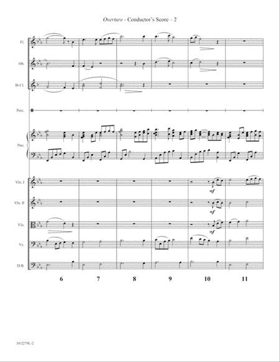 The Living Light - Small Orchestra Score and Parts Choir scores gallery preview page 3