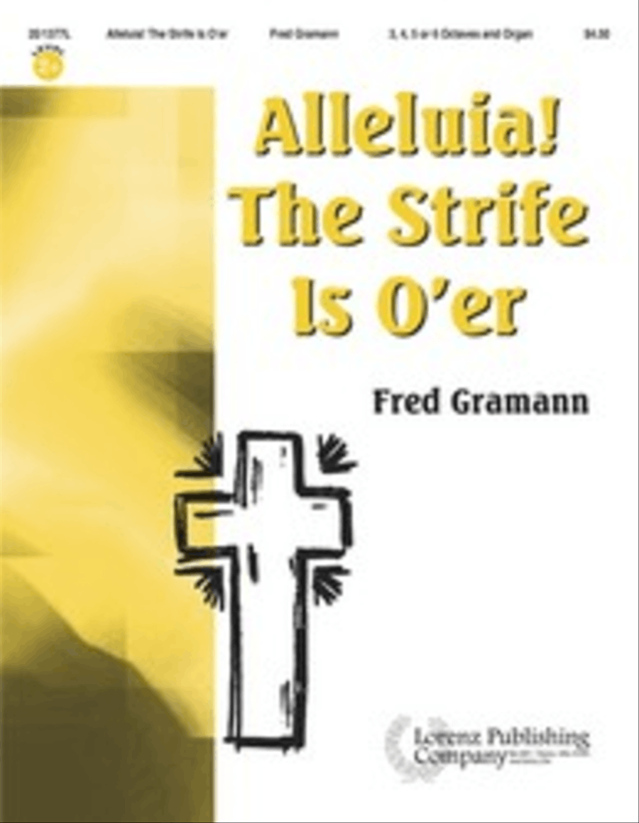 Alleluia! The Strife Is O'er - Handbell Part 5-Octaves scores gallery preview page 1