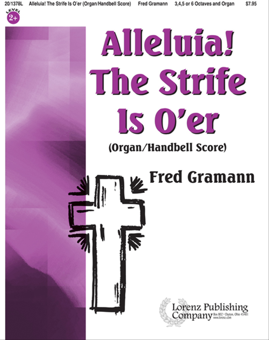 Alleluia! The Strife Is O'er - Organ/Handbell Score 5-Octaves scores gallery preview page 1