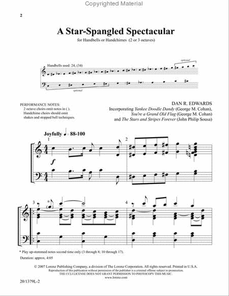 A Star-Spangled Spectacular 3-Octaves scores gallery preview page 2