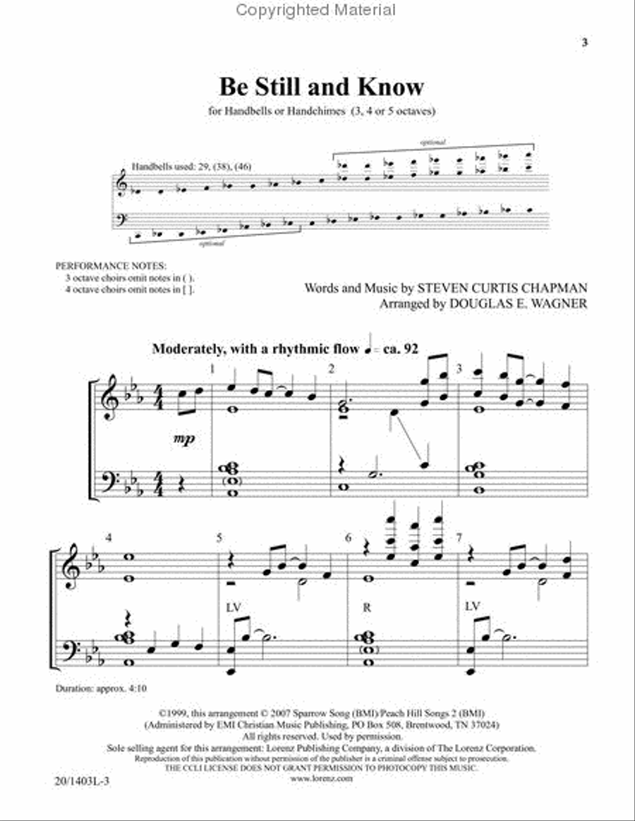 Be Still and Know 5-Octaves scores gallery preview page 2