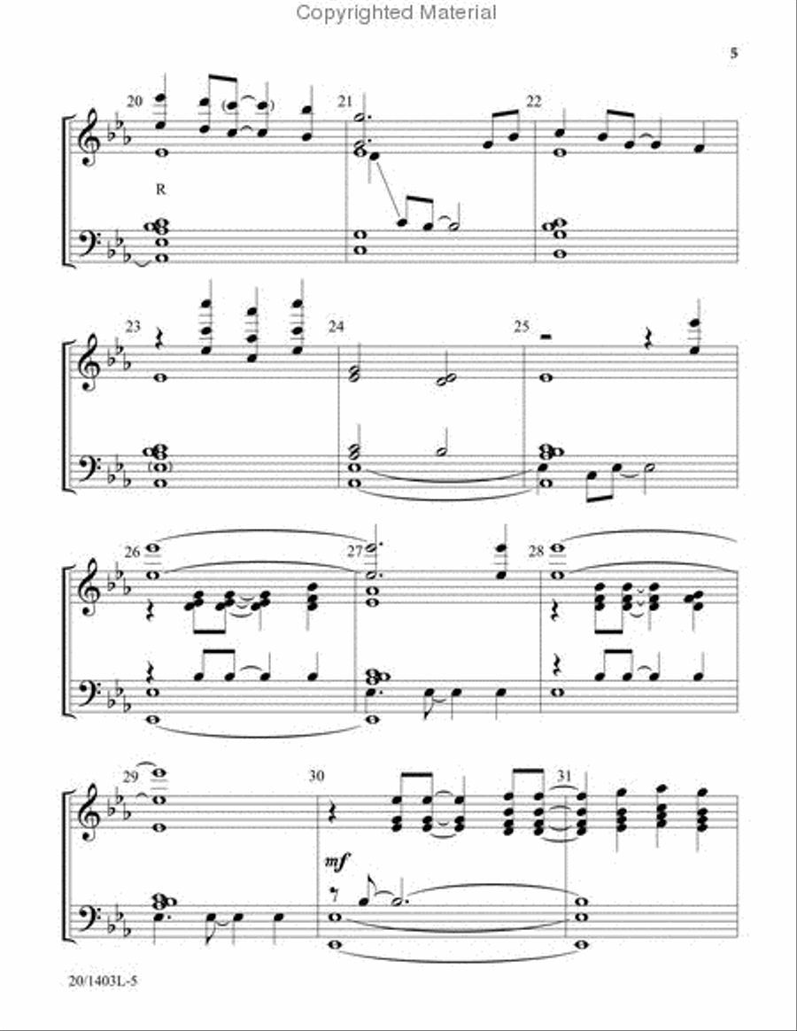 Be Still and Know 5-Octaves scores gallery preview page 4
