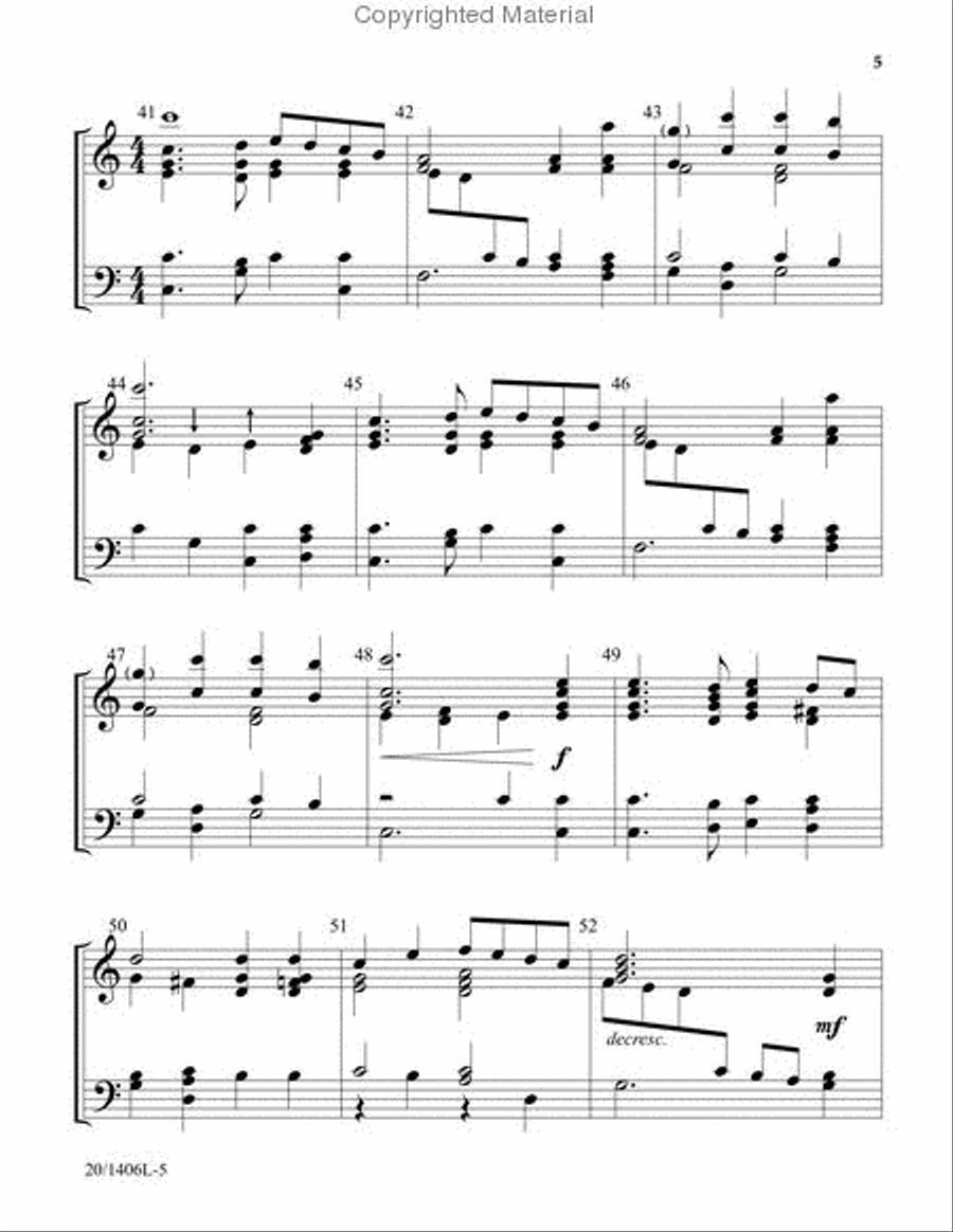 With Praise and High Thanksgiving 3-Octaves scores gallery preview page 5