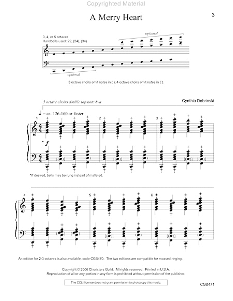 A Merry Heart 5-Octaves scores gallery preview page 2