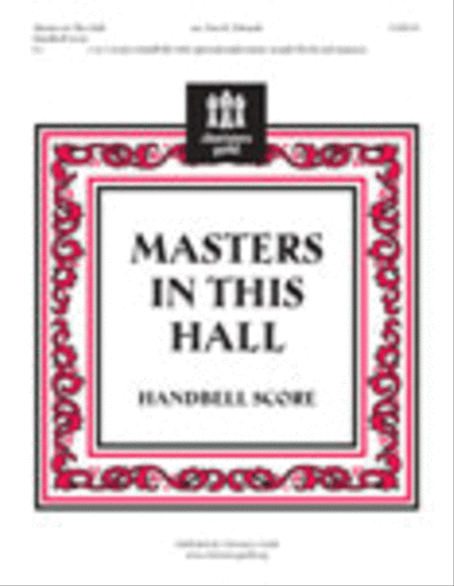 Masters In This Hall - Handbell Score 5-Octaves scores gallery preview page 1