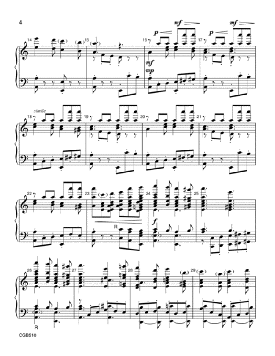 Masters In This Hall - Handbell Score 5-Octaves scores gallery preview page 3