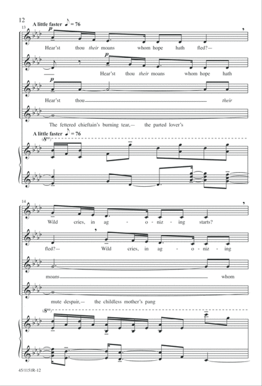 The Sadness of the Sea The Sadness of the Sea Choir scores gallery preview page 15