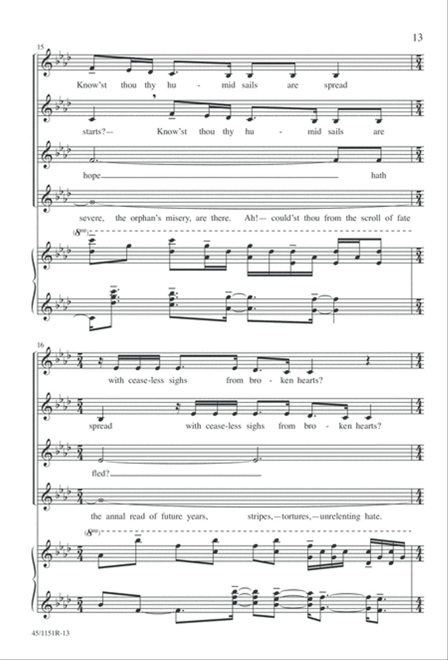The Sadness of the Sea The Sadness of the Sea Choir scores gallery preview page 16
