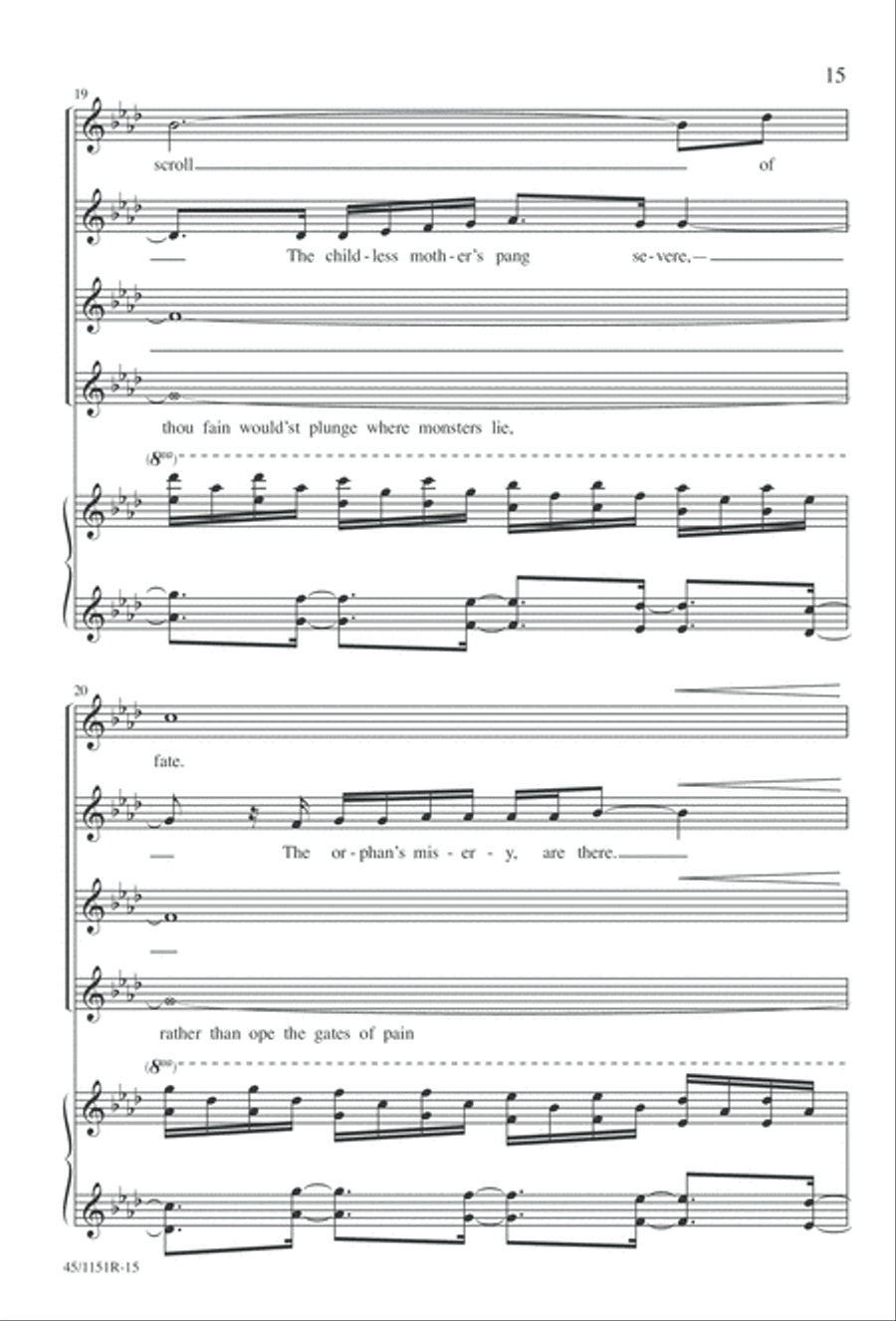 The Sadness of the Sea The Sadness of the Sea Choir scores gallery preview page 18