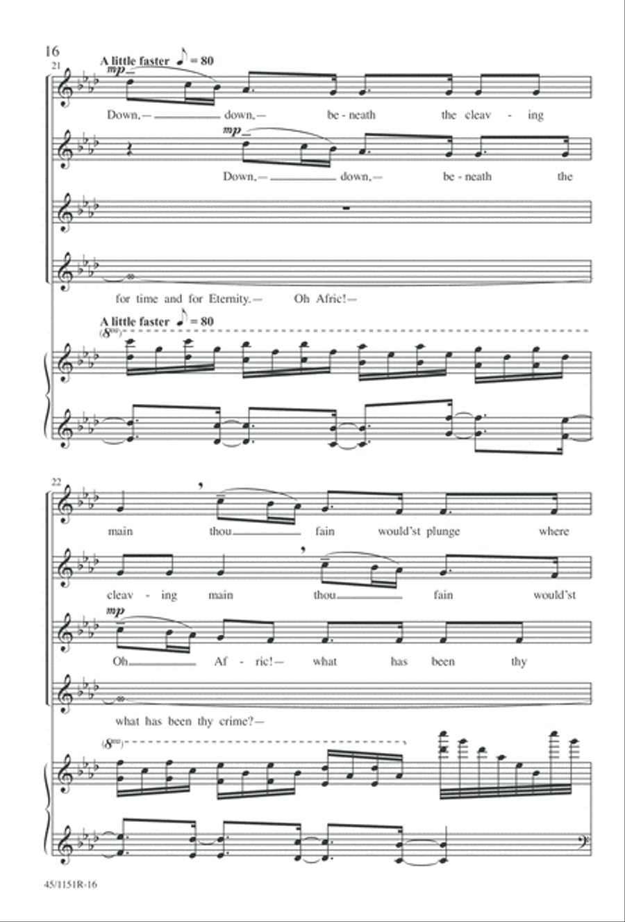 The Sadness of the Sea The Sadness of the Sea Choir scores gallery preview page 19