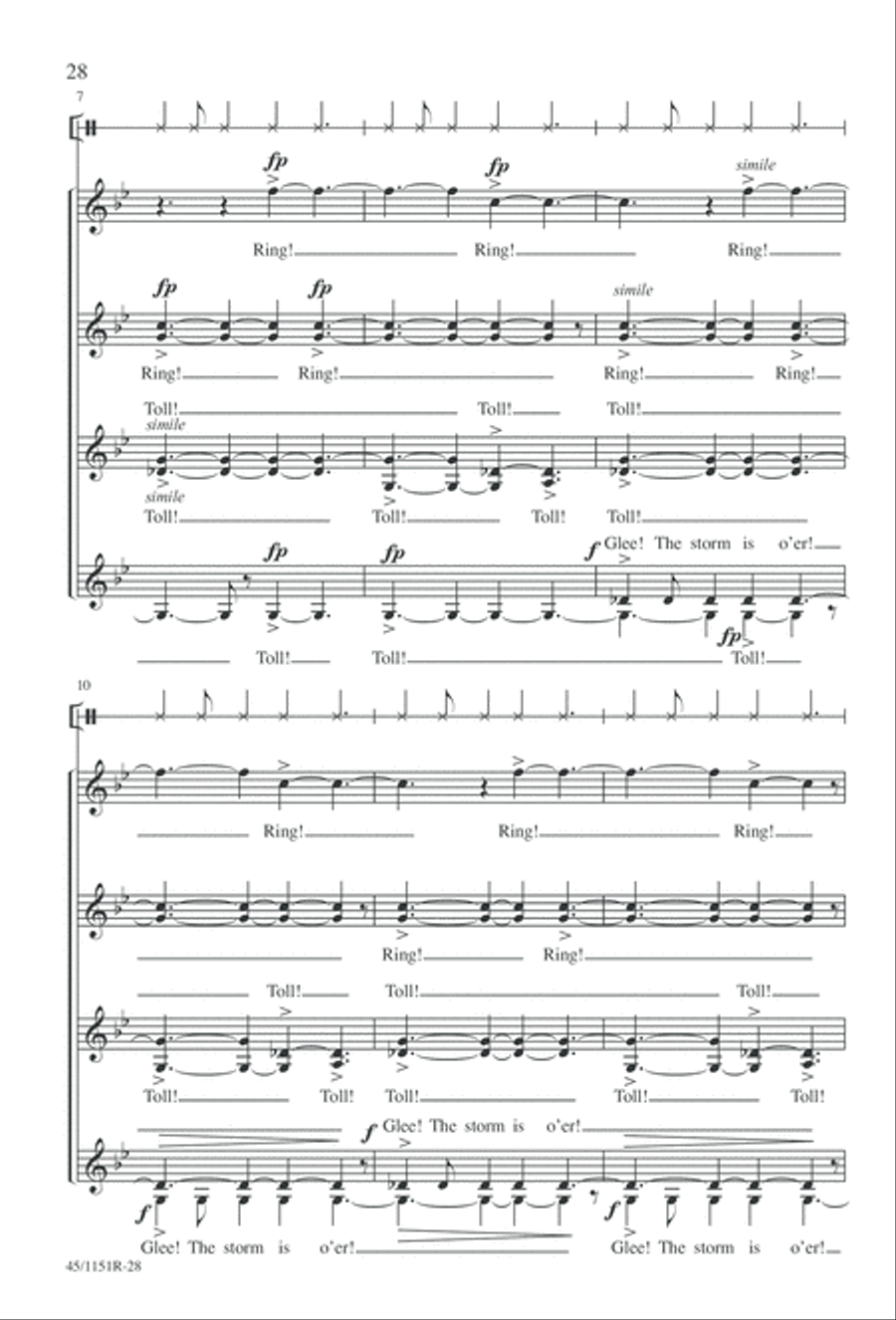 The Sadness of the Sea The Sadness of the Sea Choir scores gallery preview page 31