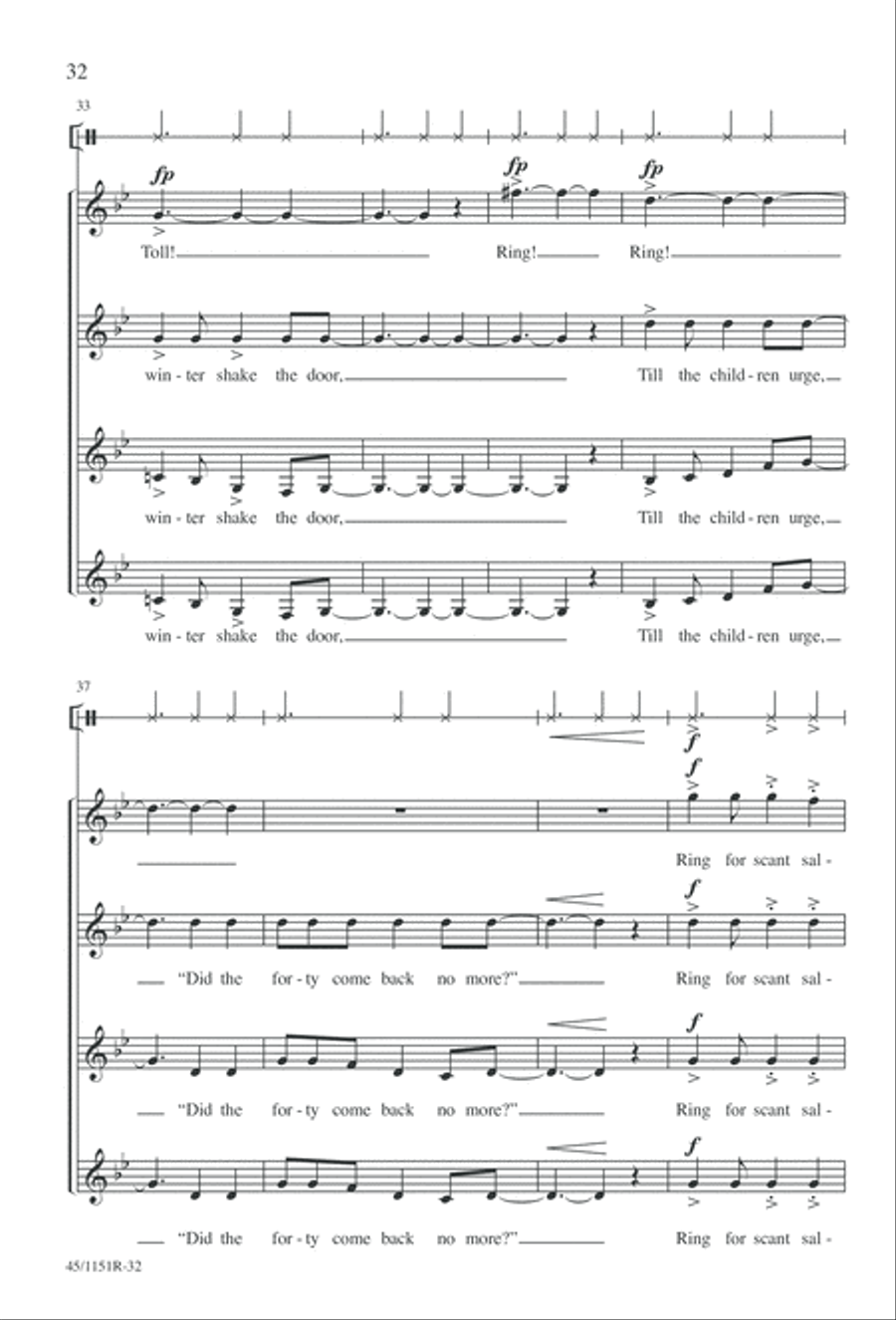The Sadness of the Sea The Sadness of the Sea Choir scores gallery preview page 35