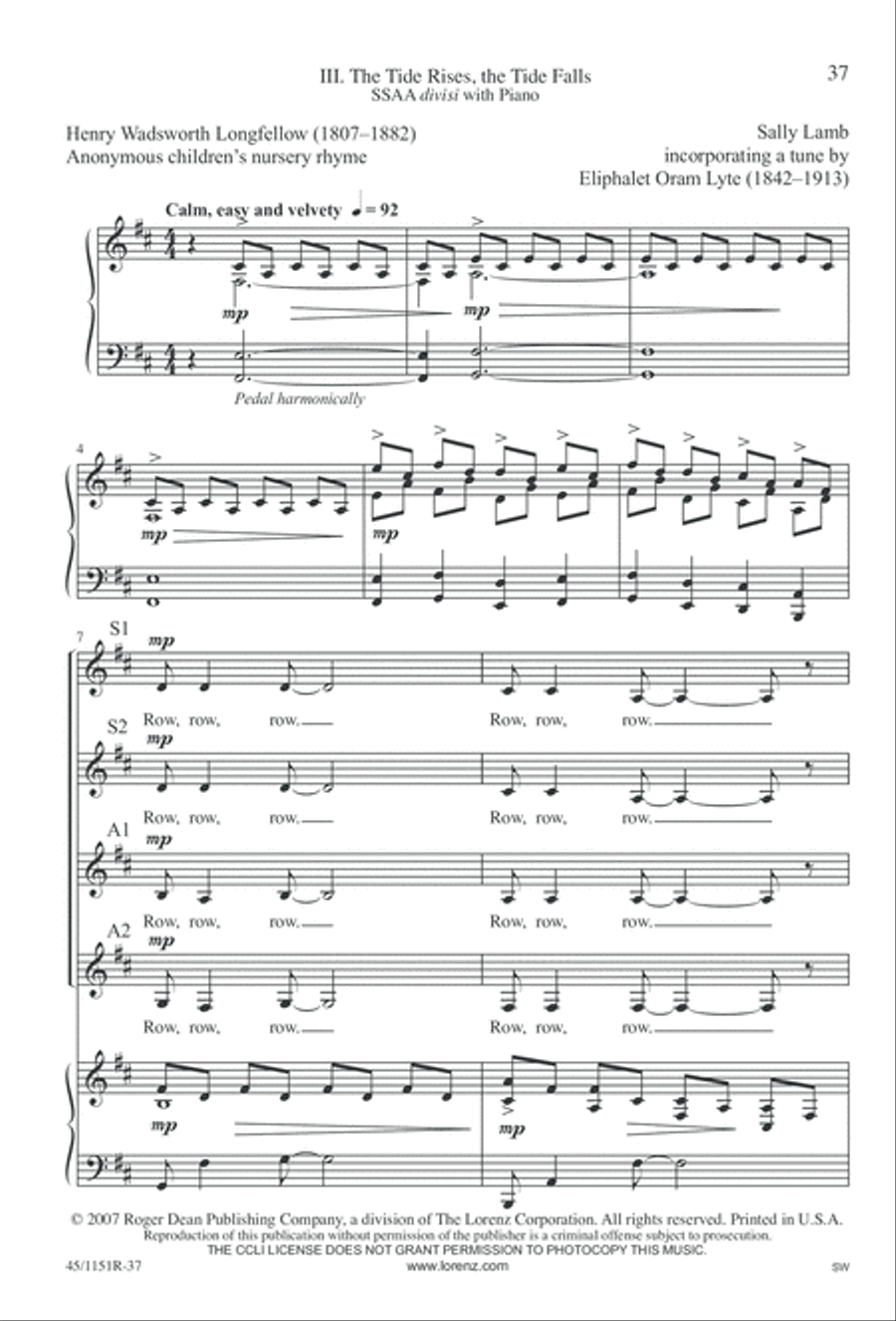 The Sadness of the Sea The Sadness of the Sea Choir scores gallery preview page 40