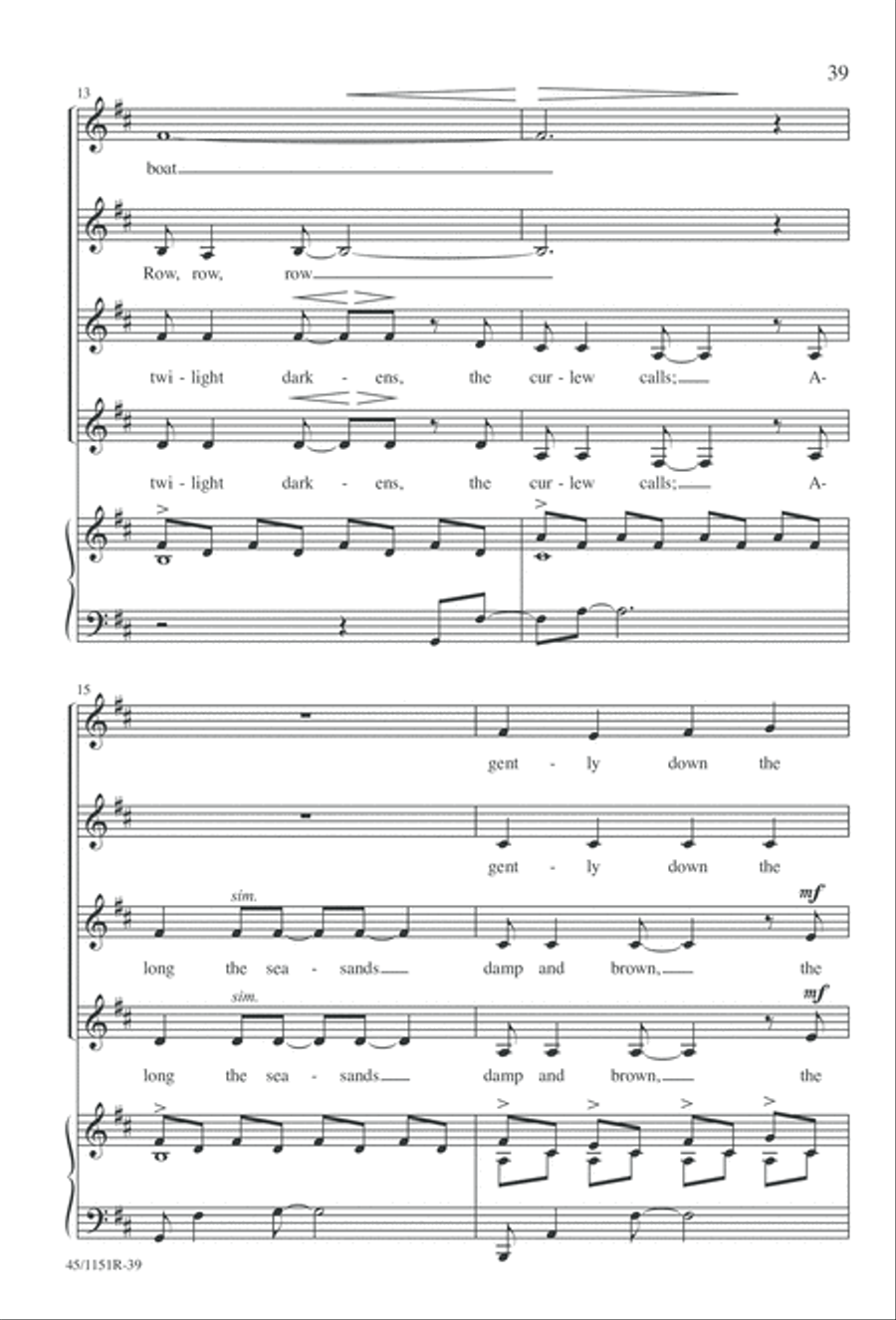 The Sadness of the Sea The Sadness of the Sea Choir scores gallery preview page 42