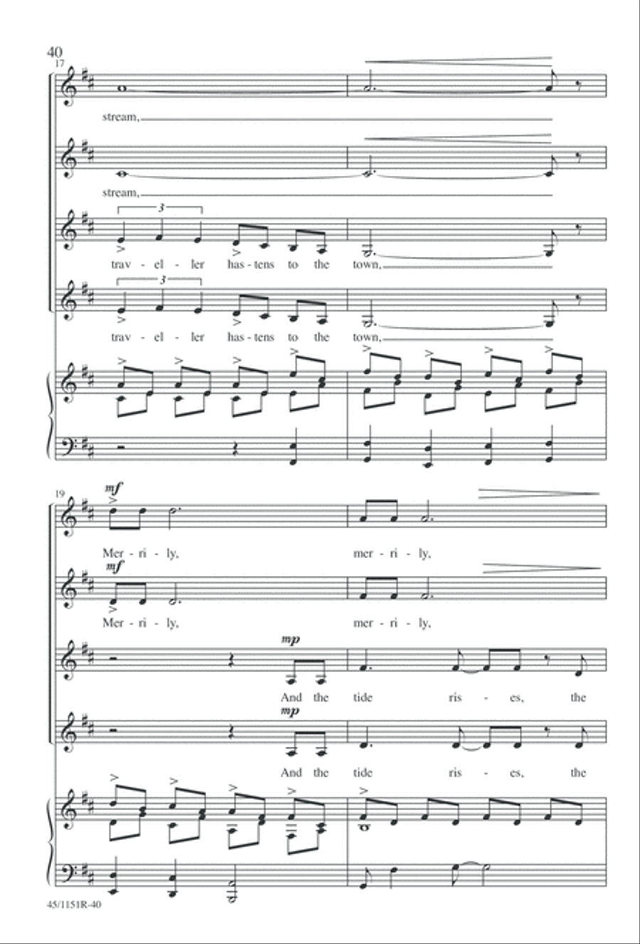 The Sadness of the Sea The Sadness of the Sea Choir scores gallery preview page 43