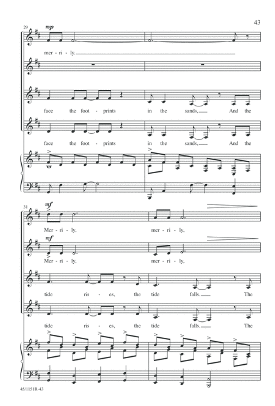 The Sadness of the Sea The Sadness of the Sea Choir scores gallery preview page 46