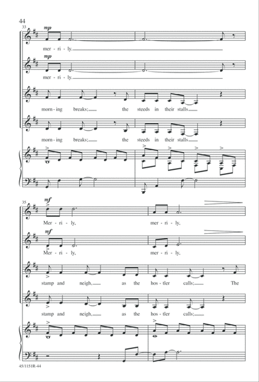 The Sadness of the Sea The Sadness of the Sea Choir scores gallery preview page 47