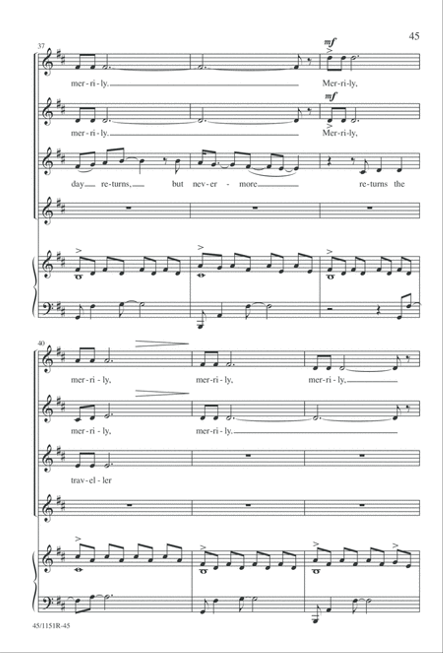 The Sadness of the Sea The Sadness of the Sea Choir scores gallery preview page 48