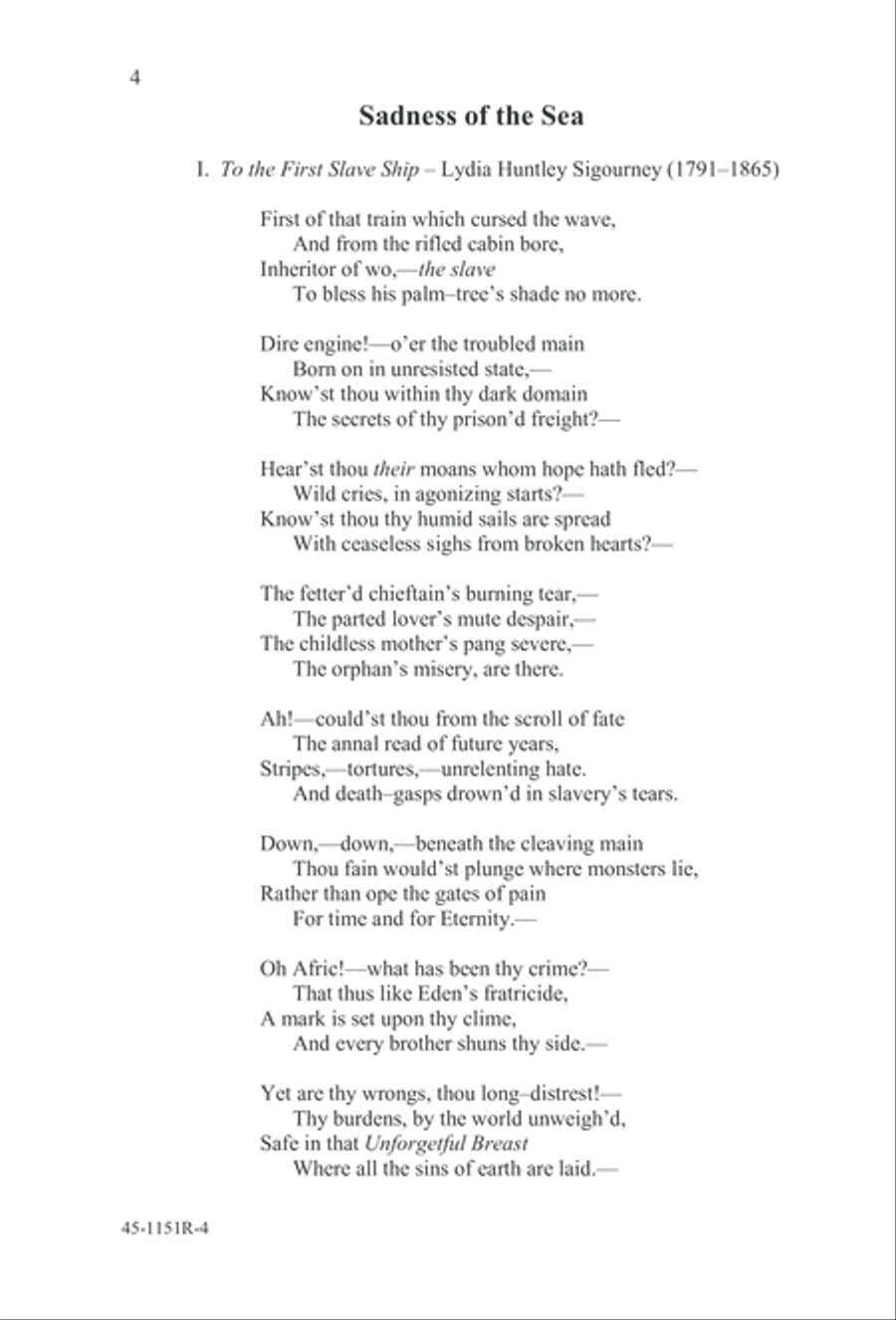 The Sadness of the Sea The Sadness of the Sea Choir scores gallery preview page 7