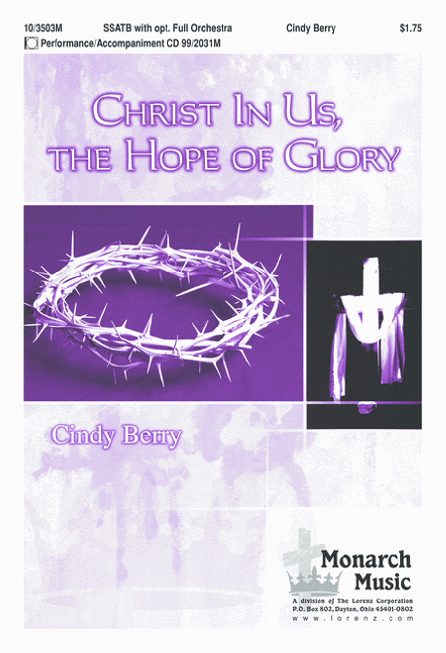 Christ in Us, the Hope of Glory SSATB scores gallery preview page 2
