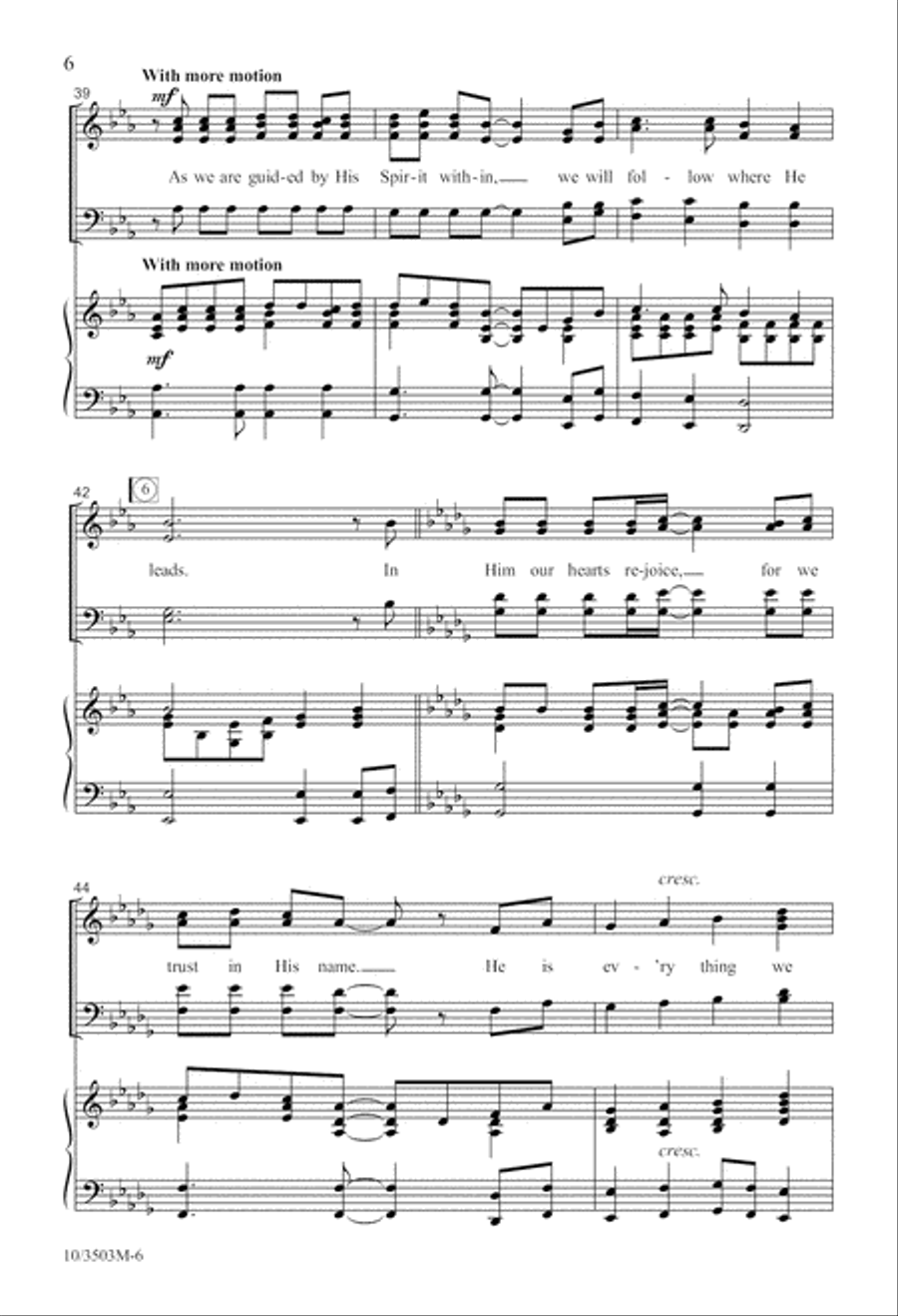 Christ in Us, the Hope of Glory SSATB scores gallery preview page 7