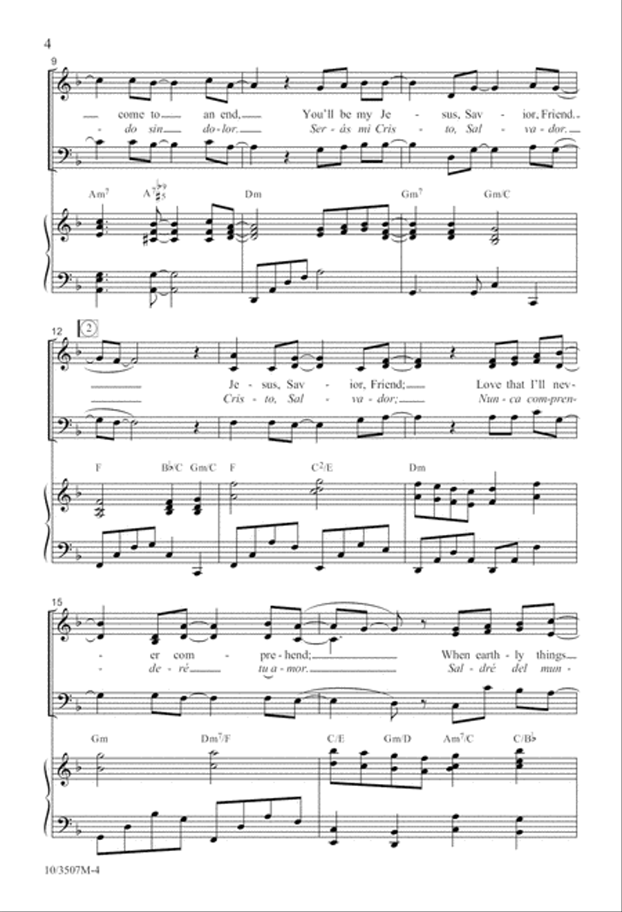 Jesus, Savior, Friend Jesus, Savior, Friend 3-Part scores gallery preview page 5