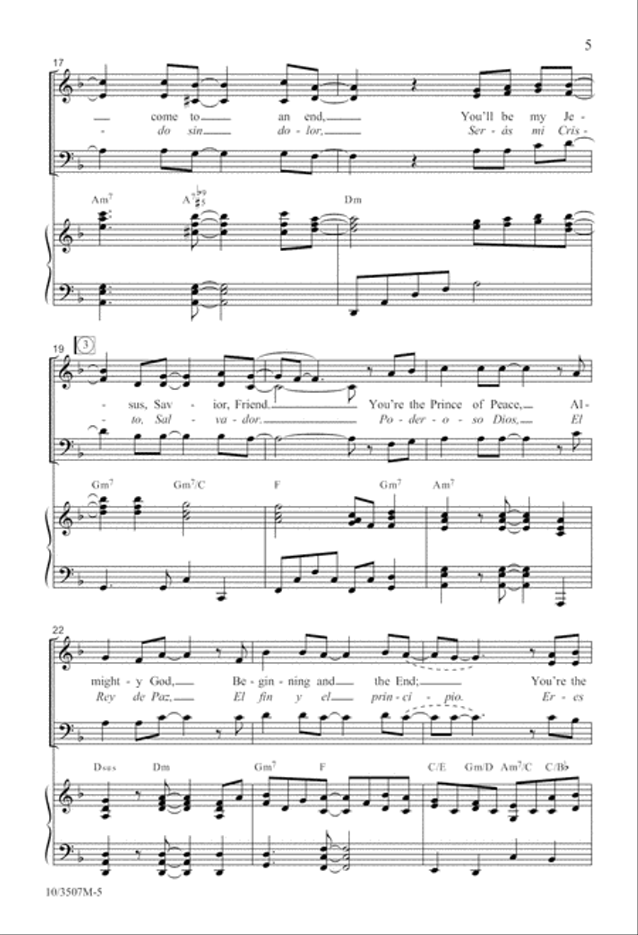 Jesus, Savior, Friend Jesus, Savior, Friend 3-Part scores gallery preview page 6