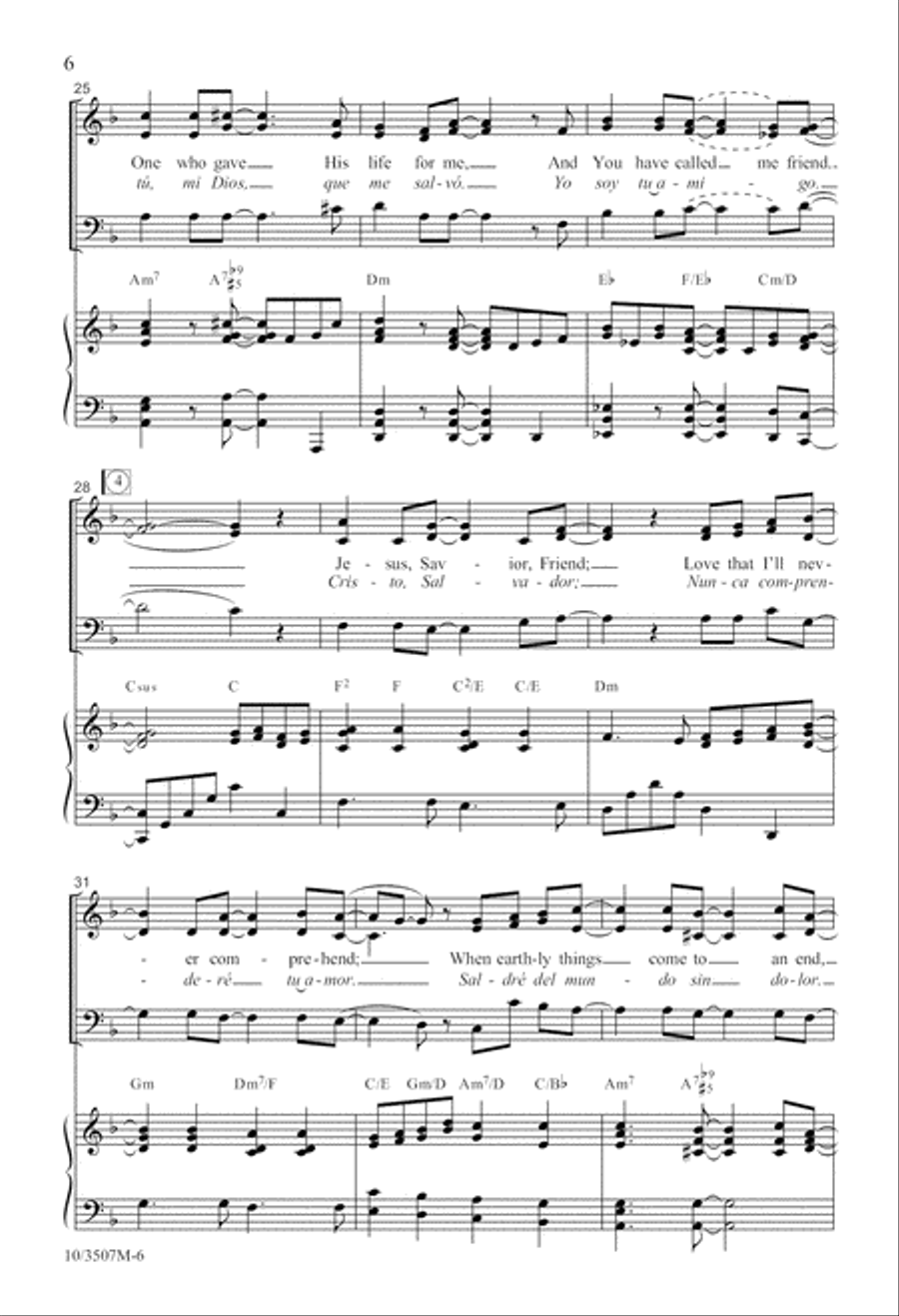 Jesus, Savior, Friend Jesus, Savior, Friend 3-Part scores gallery preview page 7