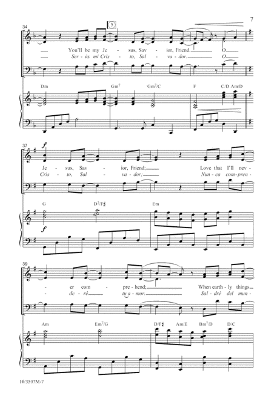 Jesus, Savior, Friend Jesus, Savior, Friend 3-Part scores gallery preview page 8