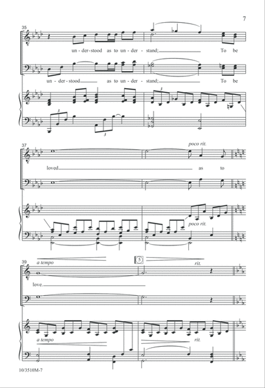 Make Me An Instrument of Thy Peace TTBB scores gallery preview page 8