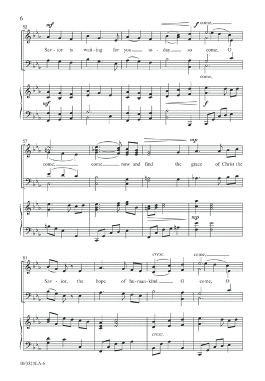 Come to the Table Come to the Table 4-Part scores gallery preview page 7