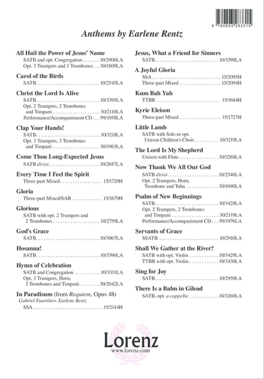 Come to the Table Come to the Table 4-Part scores gallery preview page 9