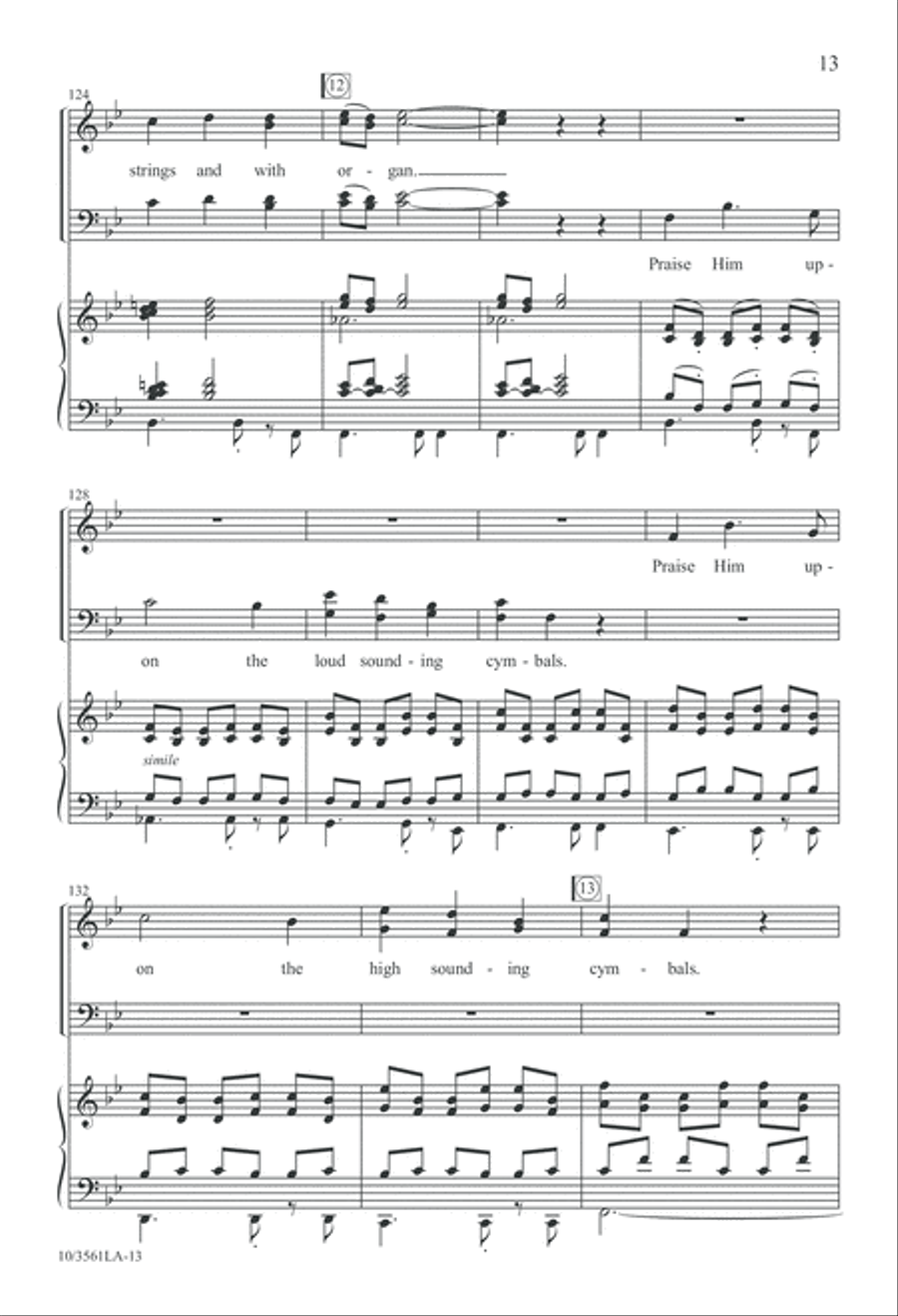 The High Praises of God The High Praises of God 4-Part scores gallery preview page 14