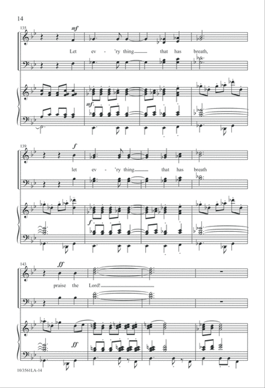 The High Praises of God The High Praises of God 4-Part scores gallery preview page 15